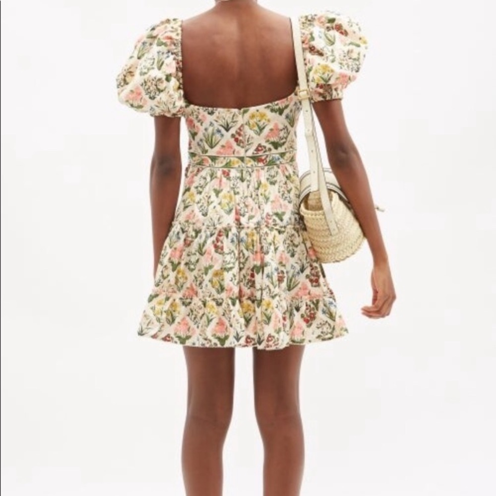 Agua by Agua Bendita Manzanilla Magdalena Amane puff sleeve dress 💕 🌹 - Picture 4 of 9